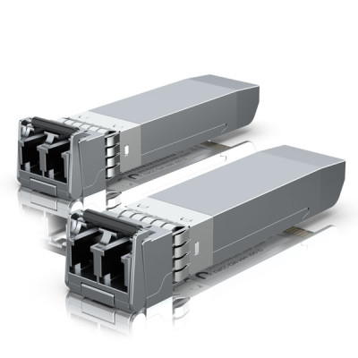UBiQUiTi UACC-OM-MM-10G-D Multi-Mode Optical 10G SFP Module, 850 nm Duplex LC UPC Connector, 300 Meter ( Pack 2 Pcs.)