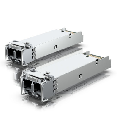 UBiQUiTi UACC-OM-MM-1G-D Multi-Mode Optical 1G SFP Module, 850 nm Duplex LC UPC Connector, 550 Meter ( Pack 2 Pcs.)
