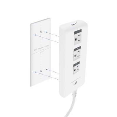 Ubiquiti  mPower : mFi Controllable Power 3-Outlets, Wi-Fi 802.11b/g/n, Mangenment Monitoring Power
