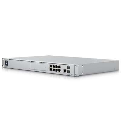 UBiQUiTi UDM-SE (Dream Machine Special Edition) All-in-One Enterprise Router Security Gateway + PoE Switch and Network Video Recorder Dual-WAN (2.5 GbE RJ45 + 10G SFP+) + 9 LAN (8 Port 1G + 1 Port 10G SFP+) Support (2)PoE+, (6)PoE, LCM display 1.3" Touchs