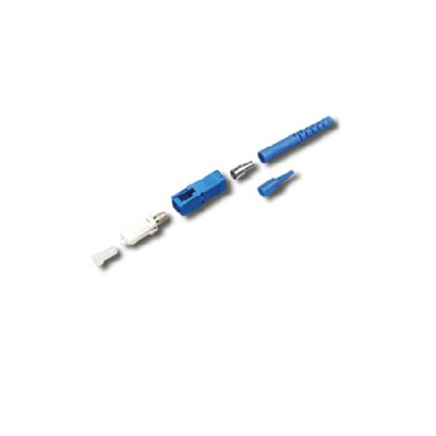 Link UF-0005SM  SC Simplex Singlemode, Zirconia Connector, Blue Boot 0.9mm, 3.0 mm diameter Cable