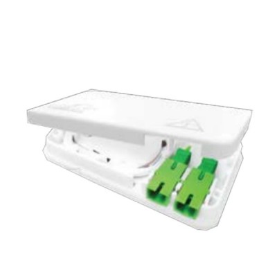 Link UFH3111 Indoor FTTR Smart Outlet, SC /APC 2 Port, w/ Pigtail + Adapter + Sleeve (Super-S Series)