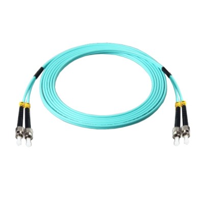 Link UFP444D31-03 Fiber Optic ST-ST Patch Cord OM3, Duplex Multi-mode, (3.0 mm Jacket)/UPC-UPC, Lengths 3 m.  