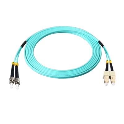 Link UFP446D31-03 Fiber Optic ST-SC Patch Cord OM3, Duplex Multi-mode, (3.0 mm Jacket)/UPC-UPC, Lengths 3 m. 