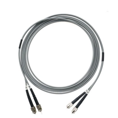 Link UFP544D31-05 Fiber Optic ST-ST Patch Cord OM2, Duplex Multi-mode, (3.0 mm Jacket)/UPC-UPC, Lengths 5 m. 