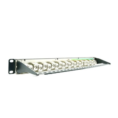 Link US-3324S Shield CAT 6A PATCH PANEL 24 Port Auto Shutter w/Cable Management