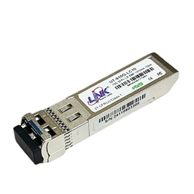 Link UT-910G-LC10 SFP+ 10G Transceiver Module, LR Single-Mode (SM) 1310nm, Duplex LC Connector, 10 Km. (Cisco, TP-Link, MikroTik & Other Compatible)