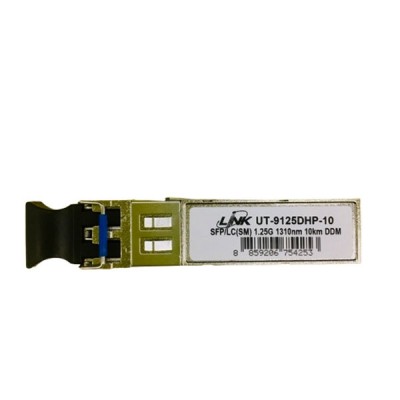 Link UT-9125DHP-10 SFP 1.25G Transeiver Module, SM 1310 nm 10 Km. With DDMI (HP, & Aruba Compatible)