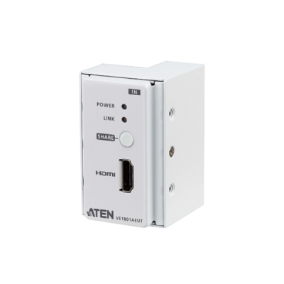 ATEN VE1801AEUT HDMI HDBaseT-Lite Transmitter with EU Wall Plate / PoH