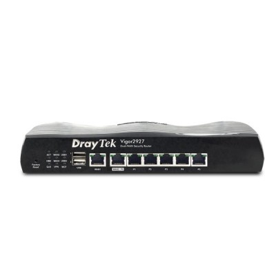 Draytek Vigor2927 Series Dual-WAN VPN Firewall Router,  2 USB ports for 3G/4G modem or extra storage