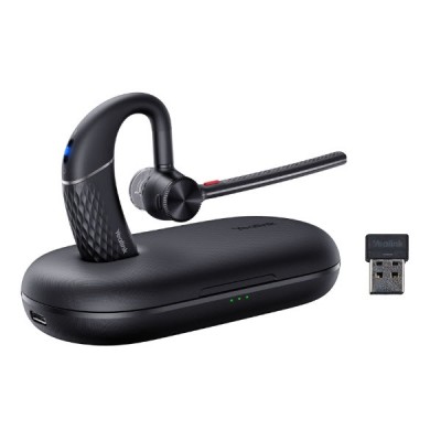 Yealink BH71 Pro Bluetooth wireless headset with noise canceling Mic, 10H Talk Time, adjustable ear hook, battery included