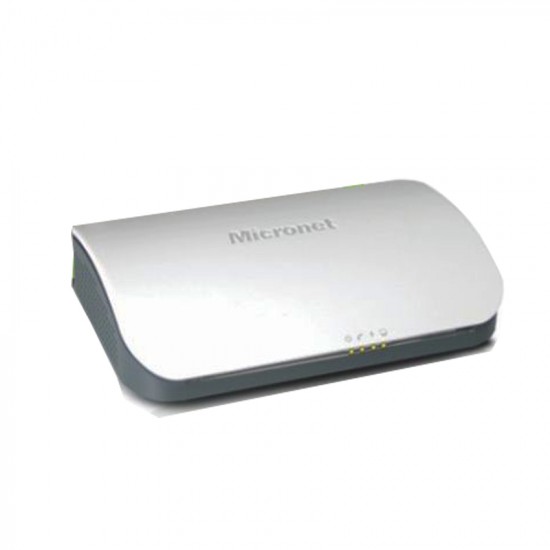 Micronet SP3362F ADSL2+ Modem Router, 1 Port RJ-11 and 1 Port LAN 10/100M Auto MDI/MDIX 