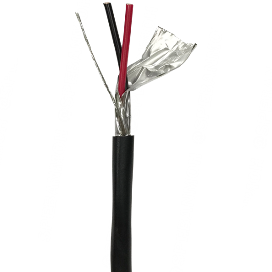 Link CB-0318AAP-1 BAS Control Cable Tinned Copper Twisted Pair Foil SHIELD 2C 18 AWG, 1 Pair Outdor Cable (100M/Reel)