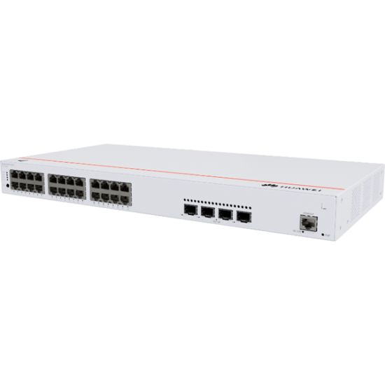 Huawei eKIT S310-24P4X Manage L2+ PoE+ Switch 24 ports 10/100/1000BASE-T ports 400W PoE+ Uplink SFP+ 4 ports 10GE Built-in AC power Cloud Managed