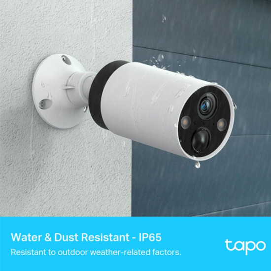 tp-link Tapo C420 3MP Smart Wire-Free Security Camera 2K High-Definition, Full-Color Night Vision, 2.4 GHz Wi-Fi, 850 nm IR LED up to 49 ft/15m, IP65 Water&Dust Resistant