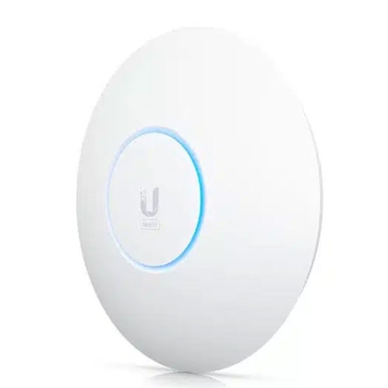 Ubiquiti U6-Enterprise (UniFi 6 Enterprise) 10.0Gbps High-Performance Ceiling, Wall Access Point, WiFi-6E 4x4 MIMO 5/6 GHz, 1x 2.5G Ethernet Port, 802.3at PoE Support (PoE Not Included)