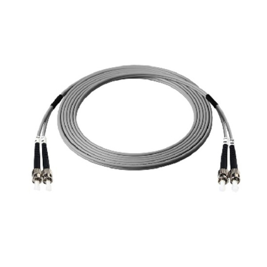 Link UFP544D21-05 Fiber Optic ST-ST Patch Cord OM2, Duplex Multi-mode, (2.0 mm Jacket)/UPC-UPC, Lengths 5 m.