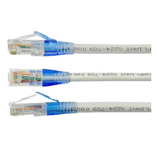 Link US-6624A CAT 6 New Crystal Locking Plug BOOT สีฟ้า