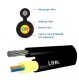 Link UFH9501R FTTH ROUND 1C, Fiber Optic Standard Drop Cable, Indoor-Outdoor, LSZH  (TOT & NT Compatible)