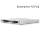 Ubiquiti USW-Enterprise-48-PoE (720W) 48-Port, Layer 3 Switch Enterprise 2.5 GbE all PoE+ ports output. + 4-Port 10G SFP+ ports, 1.3″ LCM color touchscreen, Rack-Mountable Steel Case