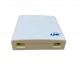 Link UFH3026 FTTH Mini Housing Outlet for 2 x SC Simplex or 2x LC Duplex Outlet เปล่าฝาสไลด์ได้