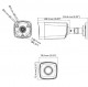 HIKVISION DS-2CE17D0T-IT3FS Analog Bullet Camera 2M, HD 1080P, Day/Night 40m IR, BUILT-IN MIC, Water proof and Dust resistant IP67