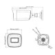 HIKVISION DS-2CE17H0T-ITFS Analog Bullet Camera 5M high quality imaging , 40m smart IR bright night imaging, BUILT-IN MIC High quality audio, Water proof and Dust resistant IP67