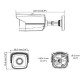 HIKVISION DS-2CE16D8T-IT3F Analog Bullet Camera 2.8mm, 3.6mm, 6mm fixed lens,  2 MP high performance CMOS, 1920 × 1080 resolution, 130db true WDR, 60m Smart IR distance, Ultra-low light, Water proof IP67