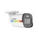 HIKVISION DS-2CE10DF8T-FSLN Mini Bullet 2MP Camera ColorVu,  2.8 mm, 3.6 mm fixed focal lens. 2 MP high performance CMOS, 1920 × 1080 resolution 24/7 color imaging with F1.0 aperture.  White Light Range 20M, Sharp image display. Built-in mic. High quality