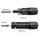 Link CB-1002AS 2.5-6.0 mm² S-Insert Tightly Locking (Pair) 1500 V, TUV Standard MC4 Connector for Solar Cable						