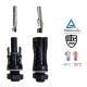 Link CB-1006A MC4 PANEL Connector (Pair) 1500V, TUV Standard, (2.5 mm², 4.0 mm² and 6.0 mm²)								