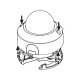 Advidia (Panasonic) WV-CF5SA Smoke Dome cover for SFN3,5,6 series, SF3,5 series								