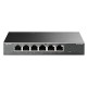 tp-link TL-SF1006P 6-Port 10/100Mbps Desktop Switch with 4-Port PoE+ Unmanage Switch					 					