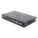 tp-link TL-SG1016D 16 Port Gigabit Unmanaged Ethernet Shielded Ports Network Switch, Fanless, 1U 13-inch Rack-mountable Steel Case							 							