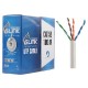 GLINK GL5001 CAT5E Indoor UTP Cable, White Color, 100M/Pull Reel in Box	