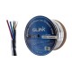 GLINK GL5009 CAT5E Outdoor Power Wire UTP Cable, 10/100Mbps, Bandwidth 350MHz, Black Color, 300M/Roll in Box 