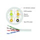 GLINK GLG6001 cat6E Gold series Indoor UTP Cable, White Color, 100M/Pull Reel in Box	