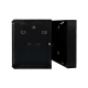 GLINK GC9U(60) BL Wall Rack 9U (60x60x50cm) Black Network cabinet 40+10cm Removable side panels easy to install and maintain