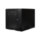 GLINK GC9U(60) BL Wall Rack 9U (60x60x50cm) Black Network cabinet 40+10cm Removable side panels easy to install and maintain