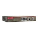 IP-COM S3300-10-PWR-M Manage PoE Switch with 250M Transmission, 8-Port PoE 10/100Mbps, 2-Port Gigabit RJ45/SFP Combo, Total Power Budget 123W, Web Smart Config