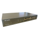 IP-COM G1116P-16-150W 16-Port Gigabit Desktop/Rackmount Switch With 16-Port PoE 802.3af/at 135W PoE power supply Desktop and wall-mount, Plug and play, Without configuration