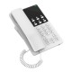Grandstream GHP620W Desktop Hotel Phone w/ built-in WiFi, 3-way audio conferencing, White