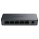 Grandstream GWN7700 Desktop Gigabit Unmanaged Switch 5 Ports 10/100/1000 Mbps plug-and-play, Power Adapter