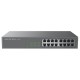 Grandstream GWN7702 16-Port Gigabit high-speed Unmanaged Network Switch, Auto MDI/MDIX crossover for all ports, Green technology reduces power consumption, Desktop/Rack-Mount