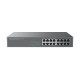 Grandstream GWN7702P Unmanaged Gigabit Switch 16 Ports 10/100/1000 Mbps RJ45, 8 ports POE af/at, Compatible with all brands and devices