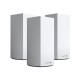 Linksys LSS-MX12600-AH Tri Band Mesh Router Velop WiFi 6 Intelligent Mesh technology, Dynamic Backhaul, Delivering 4.2Gbps WiFi speeds covering up to 750 sq. m. Handles 120+ devices (Pack 3)