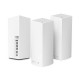 Linksys LSS-MX12600-AH Tri Band Mesh Router Velop WiFi 6 Intelligent Mesh technology, Dynamic Backhaul, Delivering 4.2Gbps WiFi speeds covering up to 750 sq. m. Handles 120+ devices (Pack 3)