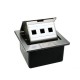 Link US-2030 RJ45 POP-UP Stainless 1-3 Port w/Damping (Blank)