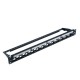 Link US-3324S Shield CAT 6A PATCH PANEL 24 Port Auto Shutter w/Cable Management