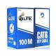 GLINK GL6002 Cat6 Outdoor UTP Cable, Black Color, 100M/Pull Reel in Box	